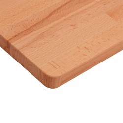 Dessus de table 100x60x1,5cm rectangulaire bois massif de hêtre 