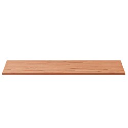 Comptoir de salle de bain 100x60x1,5 cm bois massif de hêtre 