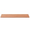 Comptoir de salle de bain 100x60x1,5 cm bois massif de hêtre 