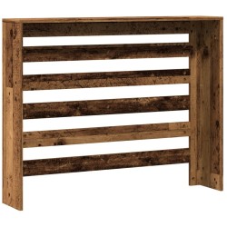 Cache-radiateur vieux bois 104x20x82 cm bois d'ingénierie 