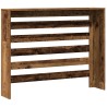 Cache-radiateur vieux bois 104x20x82 cm bois d'ingénierie 