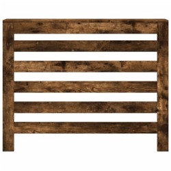 Cache-radiateur chêne fumé 104x20x82 cm bois d'ingénierie 