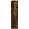 Cache-radiateur chêne fumé 104x20x82 cm bois d'ingénierie 