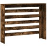 Cache-radiateur chêne fumé 104x20x82 cm bois d'ingénierie 
