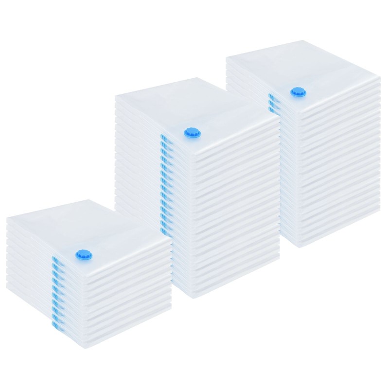 Sacs de Rangement sous Vide 50 pcs 130x100 cm 