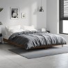 Cadre de lit sans matelas chêne marron 140x190 cm 