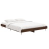 Cadre de lit sans matelas chêne marron 140x190 cm 