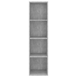 Meuble TV mural Gris béton 37x37x142,5 cm Bois d’ingénierie 