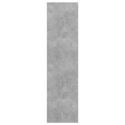 Meuble TV mural Gris béton 37x37x142,5 cm Bois d’ingénierie 