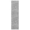 Meuble TV mural Gris béton 37x37x142,5 cm Bois d’ingénierie 