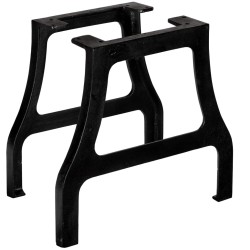 Pied de table basse 2 pcs Cadre en A Fonte 