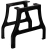 Pied de table basse 2 pcs Cadre en A Fonte 