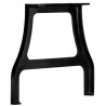 Pied de table basse 2 pcs Cadre en A Fonte 