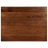 Dessus de table 80x50x2,5 cm rectangulaire bois massif récupéré 