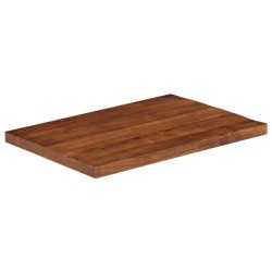 Dessus de table 80x50x2,5 cm rectangulaire bois massif récupéré 