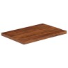 Dessus de table 80x50x2,5 cm rectangulaire bois massif récupéré 