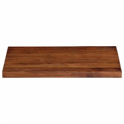 Dessus de table 80x50x2,5 cm rectangulaire bois massif récupéré 