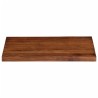 Dessus de table 80x50x2,5 cm rectangulaire bois massif récupéré 