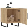 Tables de chevet 2 pcs chêne sonoma 40x40x50 cm bois ingénierie 