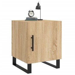 Tables de chevet 2 pcs chêne sonoma 40x40x50 cm bois ingénierie 