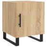 Tables de chevet 2 pcs chêne sonoma 40x40x50 cm bois ingénierie 