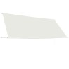 Auvent rétractable 350x150 cm Crème 