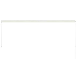 Auvent rétractable 350x150 cm Crème 
