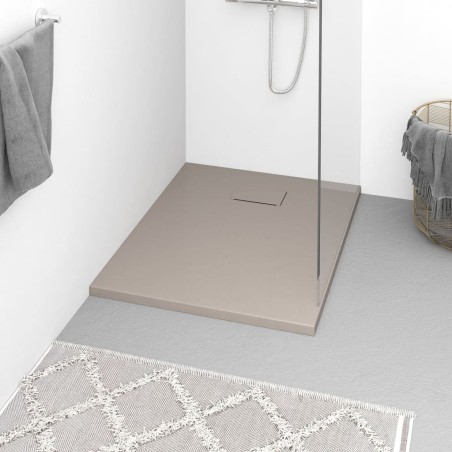 Receveur de douche SMC Marron 90x70 cm 