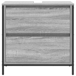Meuble de salle de bain avec lavabo et tiroirs 60x34,5x60 cm 