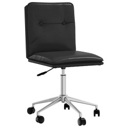 Chaise de salle à manger Noir Similicuir 