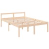 Lit pour personne âgée sans matelas 140x190 cm bois pin massif 