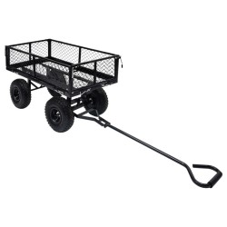 Chariot à main de jardin Noir 250 kg 