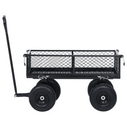 Chariot à main de jardin Noir 250 kg 