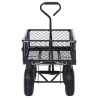 Chariot à main de jardin Noir 250 kg 