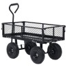 Chariot à main de jardin Noir 250 kg 