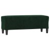 Banc Vert foncé 100x35x41 cm Velours 