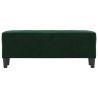 Banc Vert foncé 100x35x41 cm Velours 