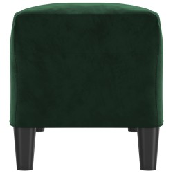 Banc Vert foncé 100x35x41 cm Velours 