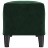 Banc Vert foncé 100x35x41 cm Velours 