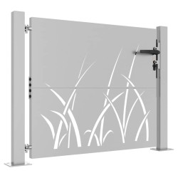 Portail de jardin 105x105 cm acier corten 