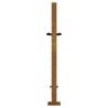 Portail de jardin 105x105 cm acier corten 