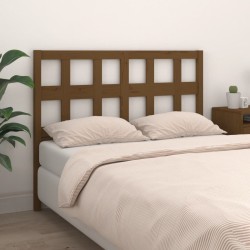 Tête de lit Marron miel 185,5x4x100 cm Bois massif de pin 