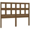 Tête de lit Marron miel 185,5x4x100 cm Bois massif de pin 