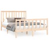 Cadre de lit sans matelas 120x200 cm bois de pin massif 