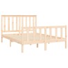 Cadre de lit sans matelas 120x200 cm bois de pin massif 
