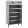 Armoire à chaussures sonoma gris 60x35x105 cm bois d'ingénierie 