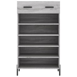 Armoire à chaussures sonoma gris 60x35x105 cm bois d'ingénierie 