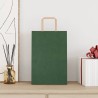 Sacs en papier 250 pcs avec poignées vert 21x11x31 cm 