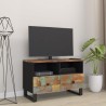 Meuble TV 70x33x46 cm Bois massif de récupération 