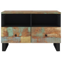 Meuble TV 70x33x46 cm Bois massif de récupération 